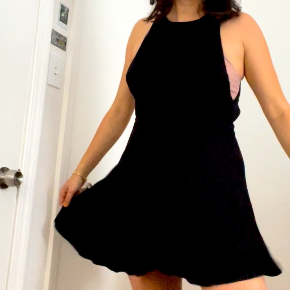 Urban Outfitters Black Dress w Open Back